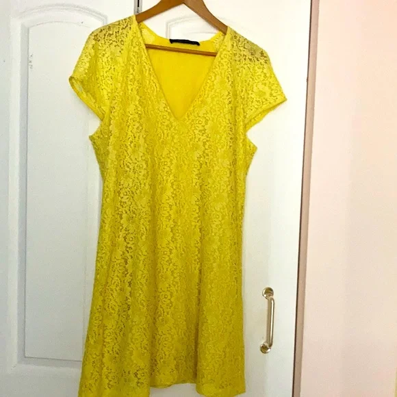 zimmermann lace trim dress Zimmermann Lace Trim Picnic Dress in Black main image 1